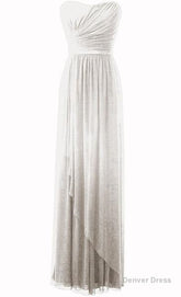 Wonderful Hunter Green Chiffon Ruffle Sweetheart Floor Length Empire Bridesmaid Dresses