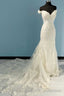 Long White Lace Off The Shoulder Mermaid Wedding Dresses