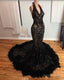 2026 Black Halter Long Prom Dresses
