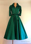 Amazing Green Knee Length Homecoming Dresses 4883