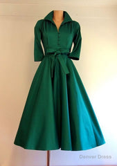 Amazing Green Knee Length Homecoming Dress/4883