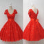 red homecoming Dress lace homecoming Dress cute homecoming Dresses