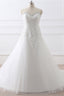 Sweetheart Long White Long Wedding Dresses