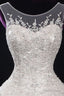 2026 A Line Wedding Dresses, Scoop Tulle With Applique And Beads Lace Up