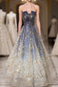 Unique Tulle Lace Long Prom Dress, Tulle Lace Prom Dresses, 2