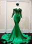 Green prom Dress, sparkly Prom Dress, mermaid prom Dresses