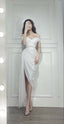 White Tulle Prom Dress, A Line Tulle Prom Dresses