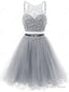 2 Piece Homecoming Dress, Sparkle Sweet 16 Dress, Homecoming Dresses