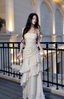 Sexy Straps Prom Dress Irregular Ruffles Mermaid Birthday Dresses