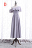Elegant Lavender Long Mismatch Bridesmaid Dresses