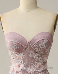 A-Line Sweetheart Neckline Long Prom Dresses With Appliques