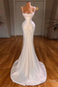 Straps Mermaid Prom Dresses Sleeveless With Beads
