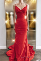 Mermaid Black Long Prom Dresses with Cross Back