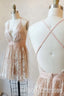 Deep V Neck Spaghetti Straps Sleeveless Short Prom Dress, Homecoming Dresses