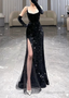 Mermaid Long Prom Dress New Arrival Sexy Slit Prom Dresses