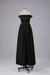 Elegant Off the Shoulder Satin Bridesmaid Dresses