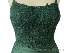 Spaghetti Straps Open Back Short Homecoming Dresses