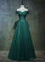 Pretty Mermaid Spaghetti Straps Olive Green Long Prom Dresses Prom Gown
