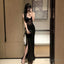Black Lace Prom Dress Women Bodycon Dress Prom Club Fashion Spring Dresses
