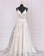 A Line Appliques Wedding Dresses