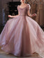 A Line Beautiful Back Elegant Prom Birthday Dresses Sweetheart Neckline Short Sleeve Floor Length Lace With Beading Puff Balloon Sleeve