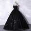 A Line Black Prom Dress Princess Birthday Prom Dresses