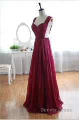 A-Line Chiffon Prom Dresses Bridesmaid Dresses
