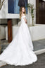 A Line Off the Shoulder Long Wedding Dresses