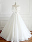 A Line Satin Bowknot Sweetheart Sleeveless Floor Length Wedding Dresses