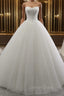 A Line Tulle Sweetheart Wedding Dresses