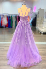A-Line Prom Dresses Maxi Dresses Formal Court Train Sleeveless Spaghetti Strap Stretch Chiffon With Appliques Shouder Flower