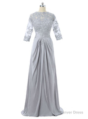 A-line Satin Lace With Jacket Mother Of The Bride Dresses