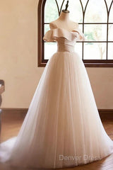 A-Line Sleeveless Backless Spaghetti Straps Floor Length Evening Dresses Prom Dresses