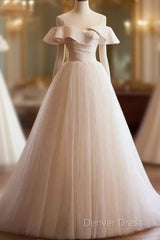 A-Line Sleeveless Backless Spaghetti Straps Floor Length Evening Dresses Prom Dresses