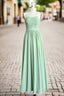 A Line Sweetheart Chiffon Floor Length Long Bridesmaid Dresses