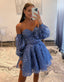 A Line Sweetheart Homecoming Dresses