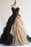 A-Line Sweetheart Neck Chiffon Applique Long Prom Dress Elegant Evening Gown