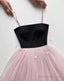 A Line Tulle Short Prom Dress Homecoming Dresses