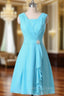 A Line V Neck Chiffon Bridesmaid Dress Ruched Short Chiffon Dresses