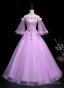 Adorable Lavender Sweet 16 Gowns, Off Shoulder Prom Dresses