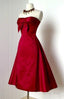 red short prom Dress strapless Prom Dress sexy Prom Dresses