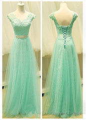 Alluring Tulle V-Neck Prom Dress