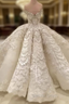 Applique Ball Gowns Off The Shoulder Beaded Crystal Wedding Dresses