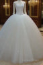 Arabic Sequin Ball Gowns Tulle Sweetheart White Wedding Dresses