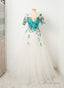chic appliques tulle homecoming Dress beautiful floor length homecoming Dresses