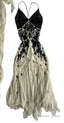 Backless Mermaid Black Lace Long Prom Dress