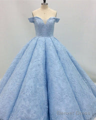 Ball Gown Lace Off The Shoulder Dresses