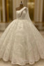 Ball Gowns Lace Wedding Dresses One Shoulder