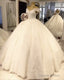 Ball Gowns Off Shoulder Wedding Dresses Lace Edge