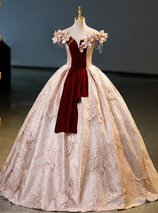 Ball Gown Off the Shoulder Pleats Quinceanera Dress